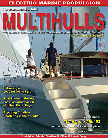 Leopard 460 catamaran features in latest issue of Multihulls Magazine